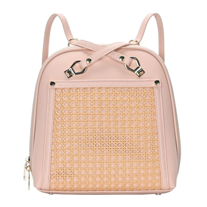 Daisy Rattan Convertible Backpack