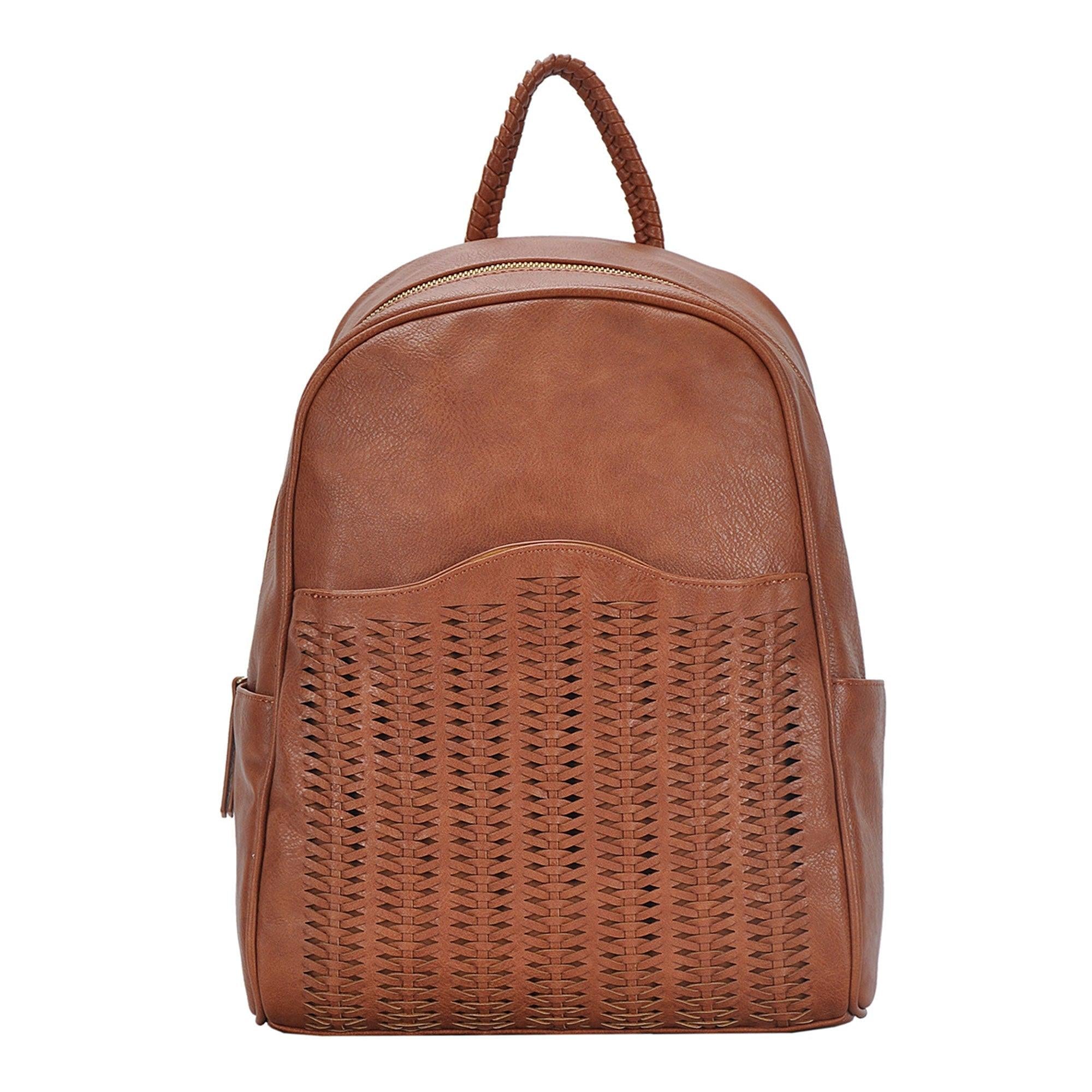 bailey ring faux leather backpack The Bailey Backpack | Vegan Leather Backpack
