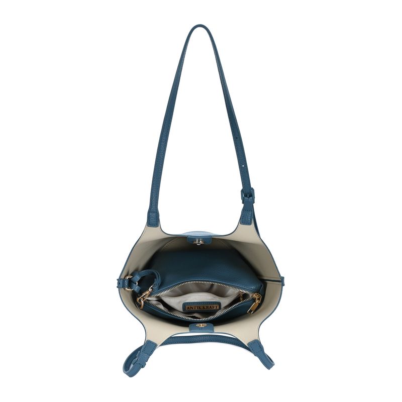 Solene 2 in 1 Shoulder Bag Tote | Vegan Leather Tote | Antik Kraft
