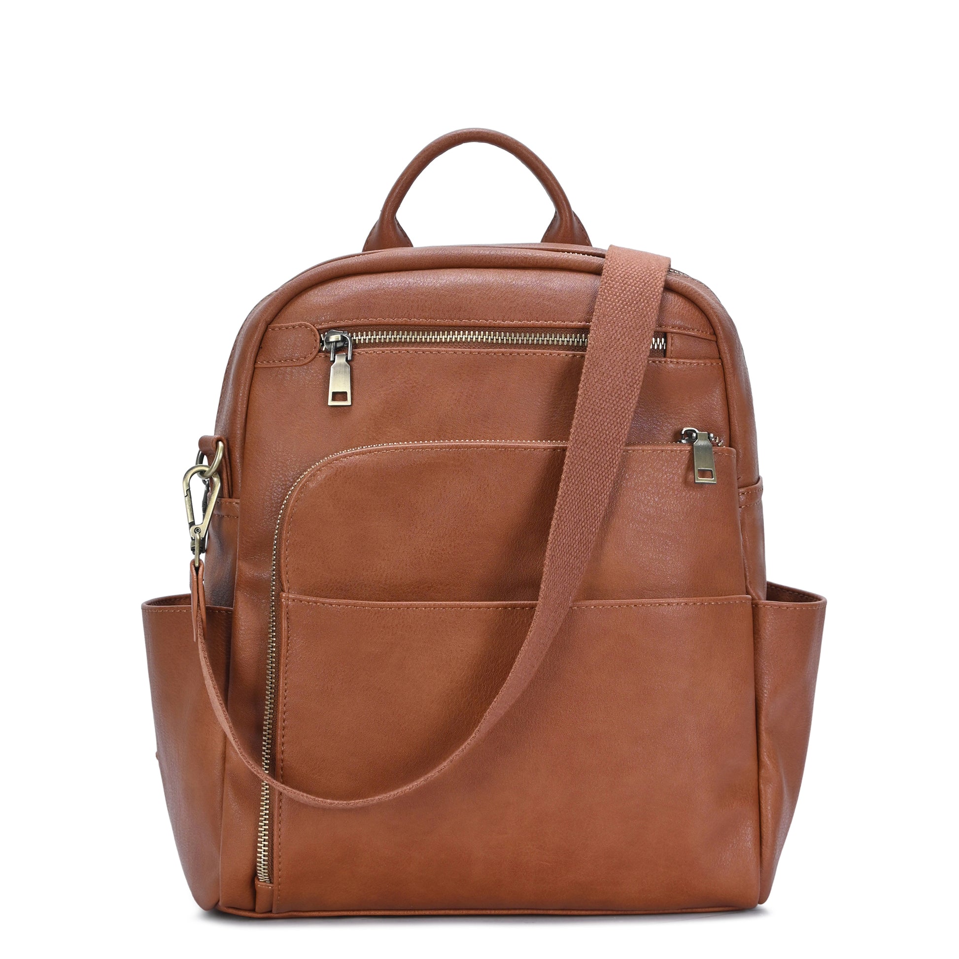 boeheim leather backpack ELLE Leisure Luxe 27L Vegan BH Luggage and cushioned Italian Full Grain Leather Backpack