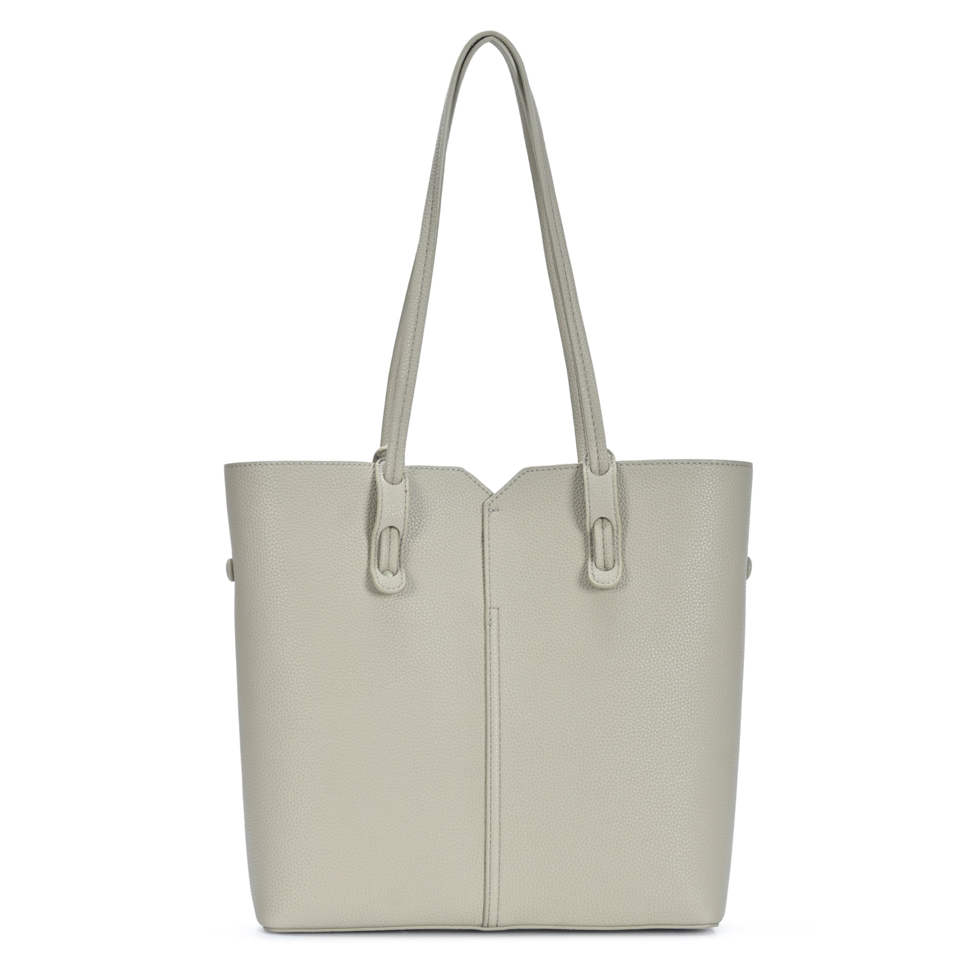 Gemma 2 in 1 Tote | Vegan Leather Tote with Inner Pouch | Antik