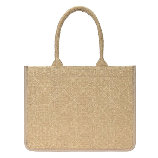 Florence Straw Book Tote