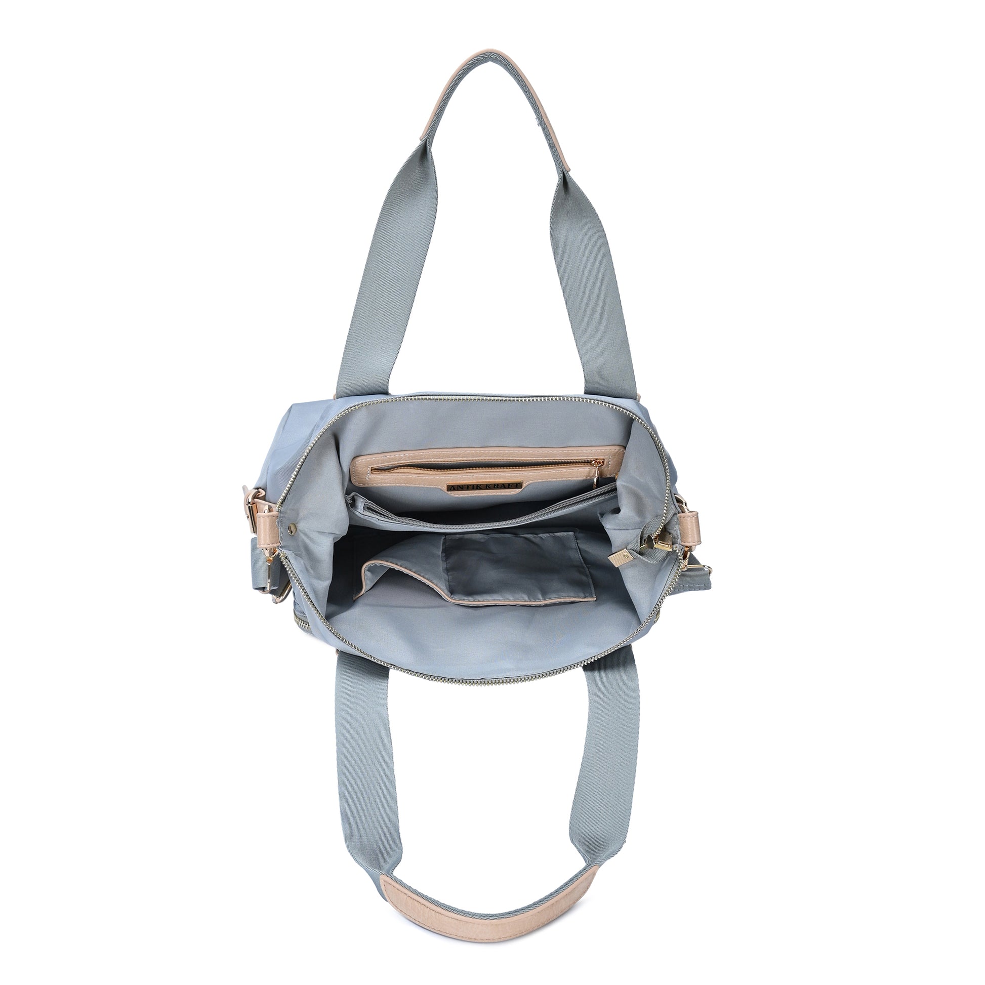 The Dawson Tote | Nylon & Vegan Leather Tote Bag