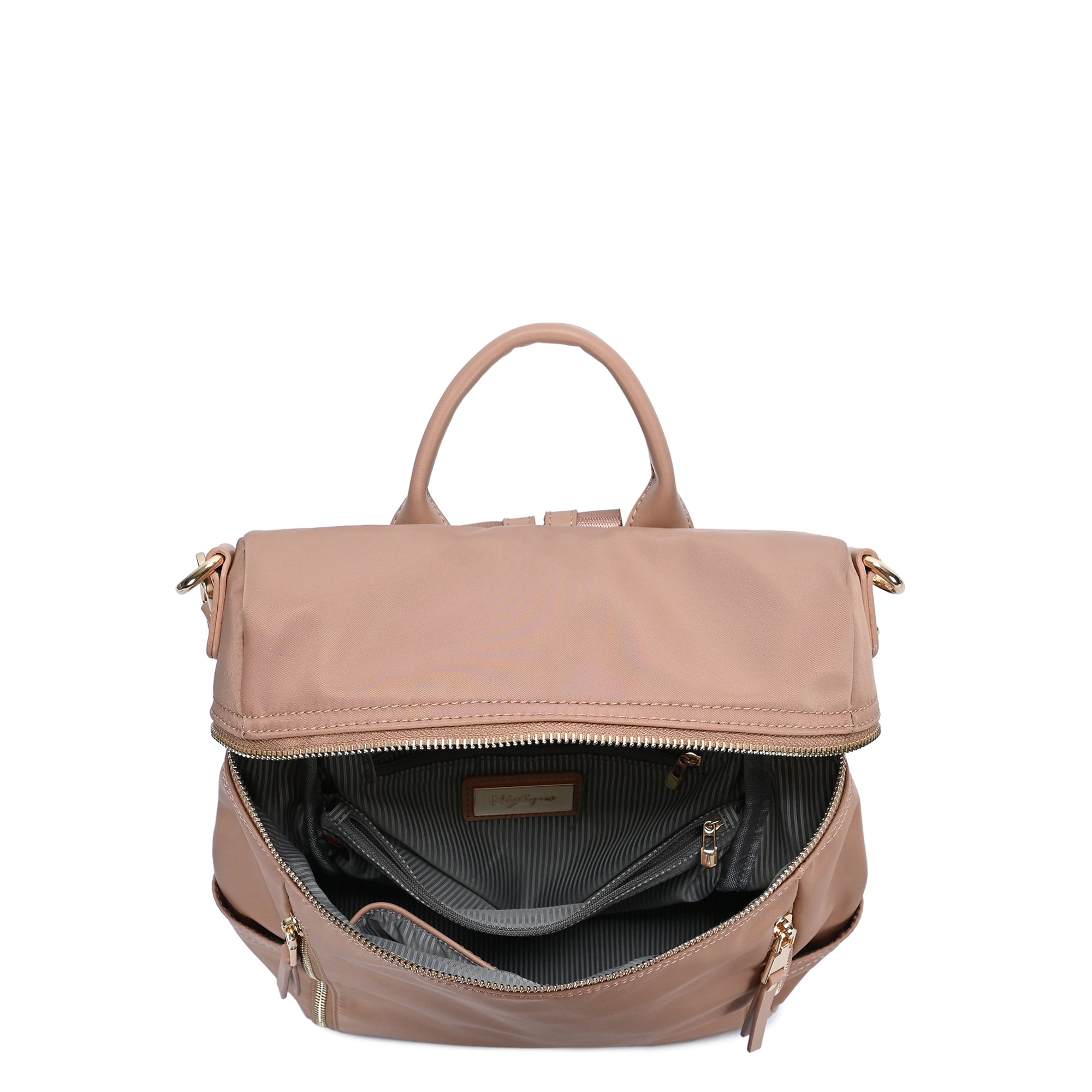 The Sienna Nylon Multi Compartment Backpack by Miztique – MMS Brands