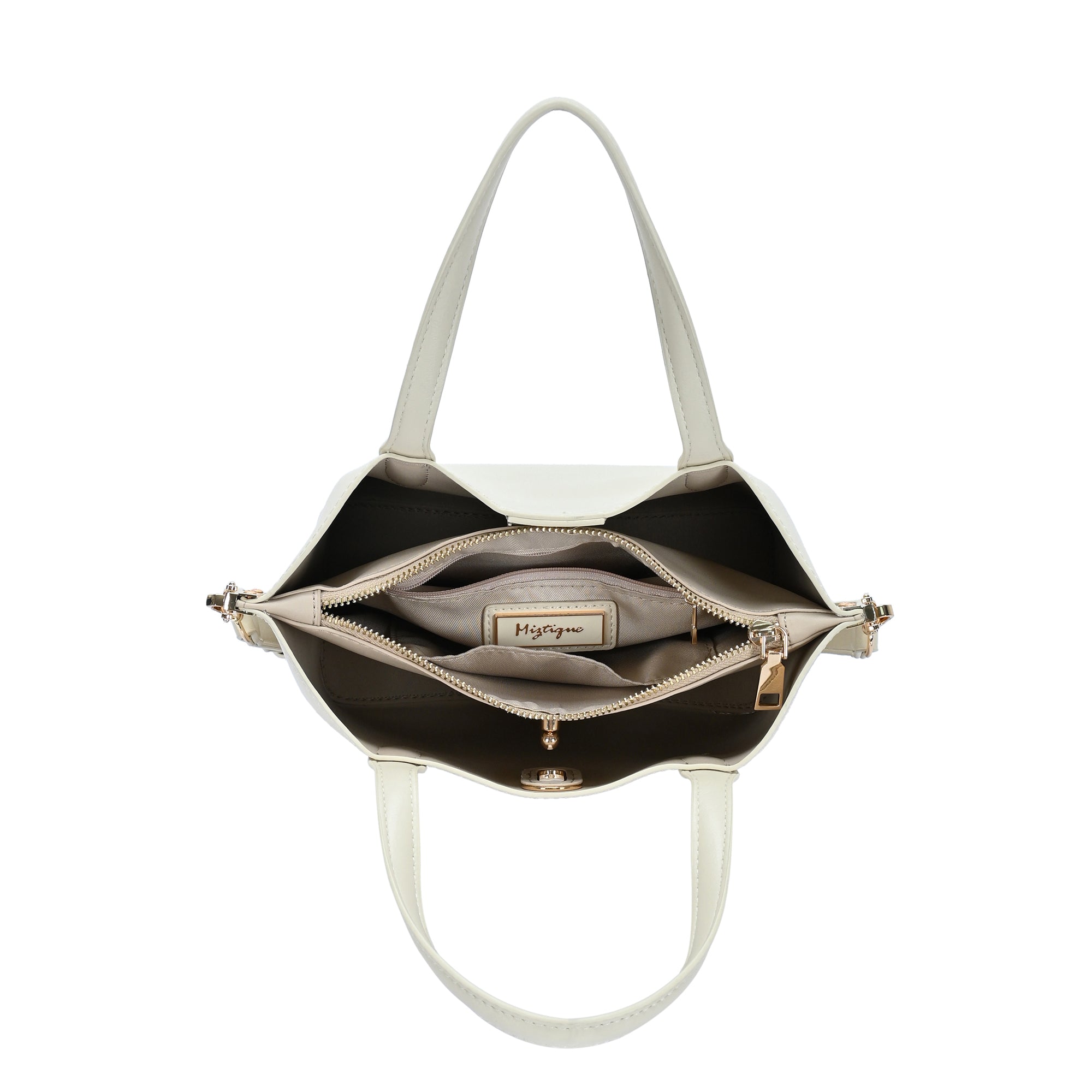 The Vera Crosslock Satchel | Structured Satchel Bag | by Miztique