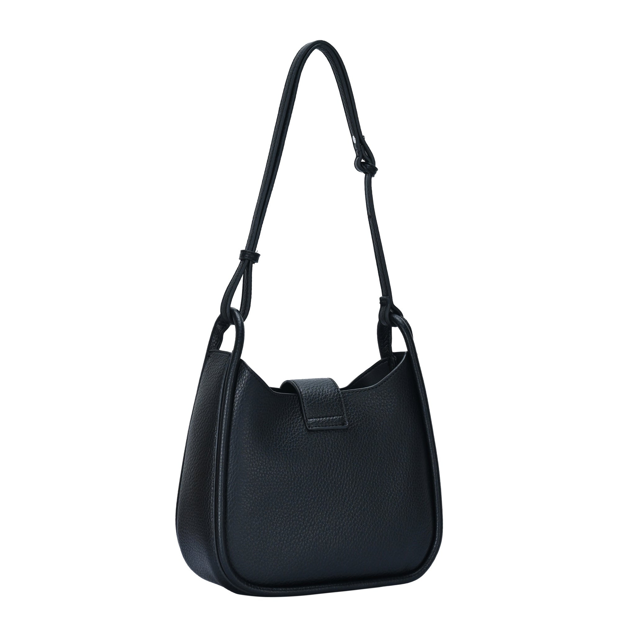 The Haisley Shoulder Bag | Pebbled Vegan Leather Shoulder Bag