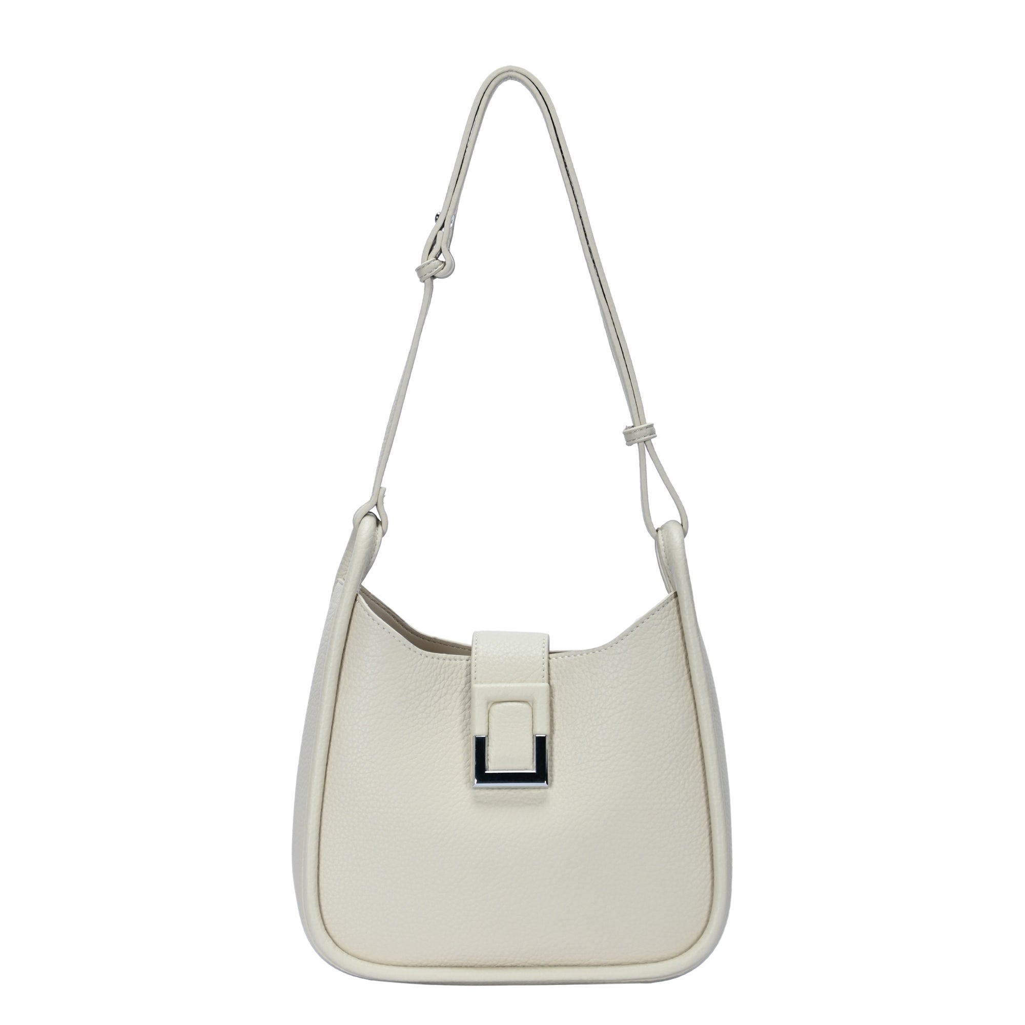 The Haisley Shoulder Bag | Pebbled Vegan Leather Shoulder Bag