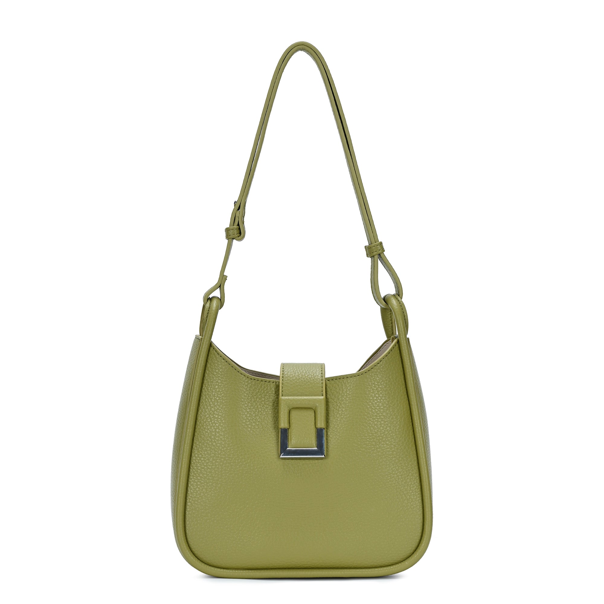 The Haisley Shoulder Bag | Pebbled Vegan Leather Shoulder Bag