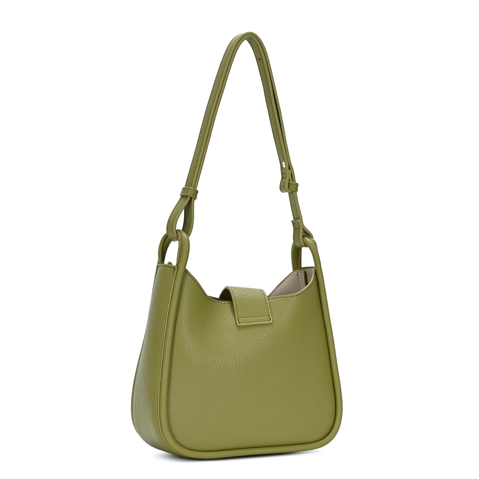 The Haisley Shoulder Bag | Pebbled Vegan Leather Shoulder Bag
