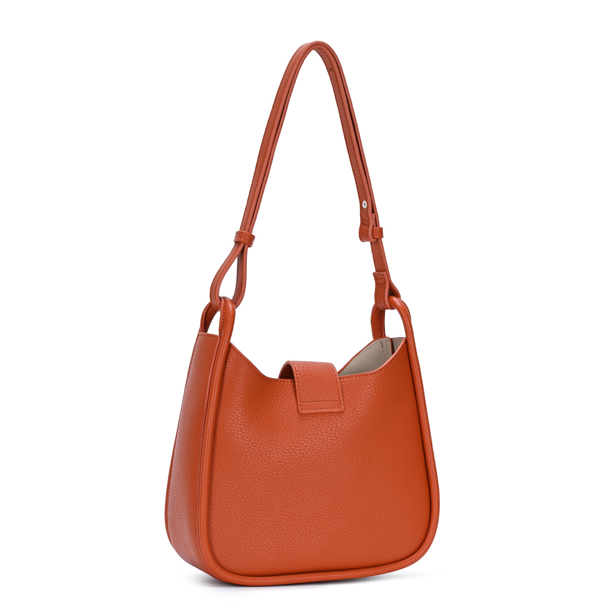 The Haisley Shoulder Bag | Pebbled Vegan Leather Shoulder Bag
