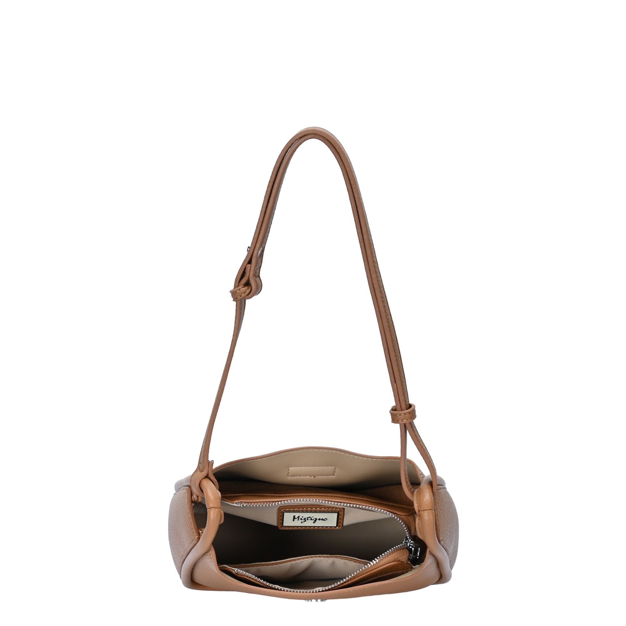 The Haisley Shoulder Bag | Pebbled Vegan Leather Shoulder Bag