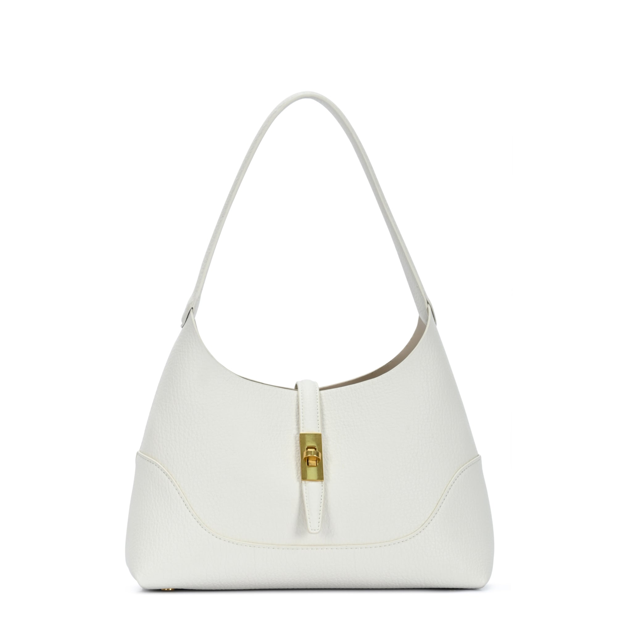 ♥ The Isadora | Pebbled Vegan Leather Shoulder Bag | by Miztique