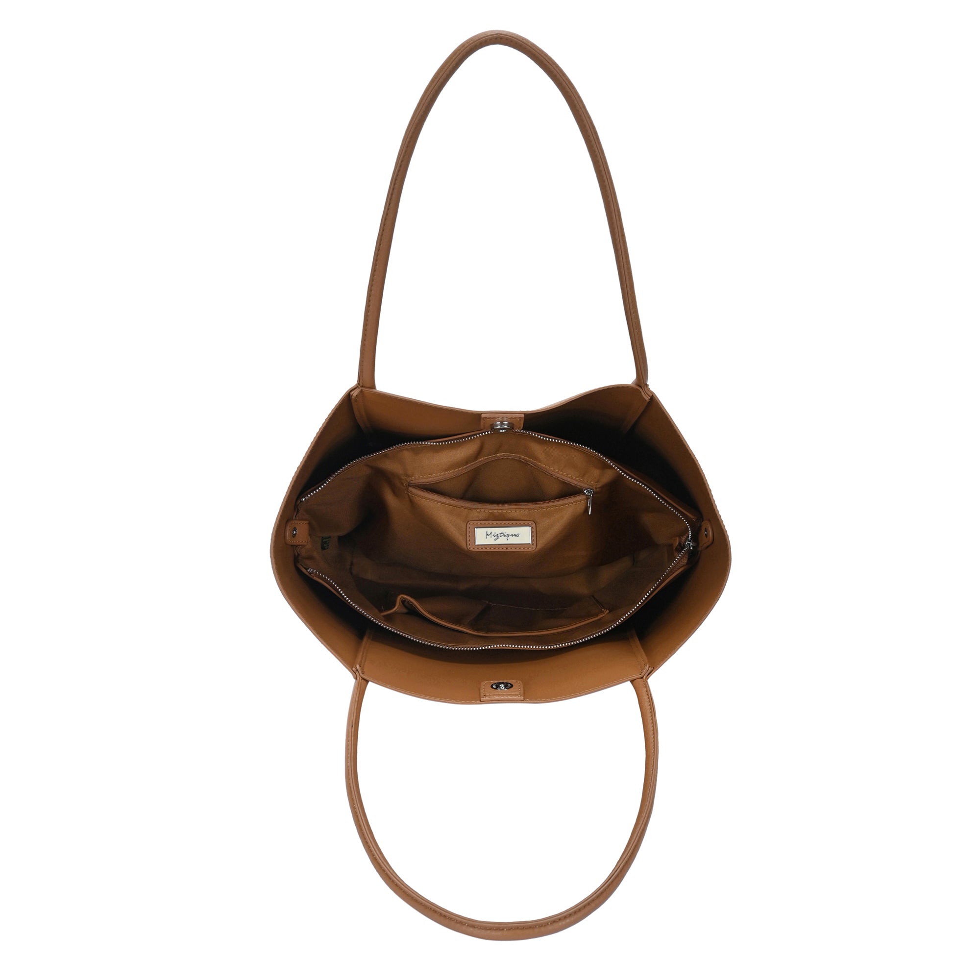 ミッツ The Brisa Tote | Pebbled Vegan Leather Tote | by Miztique – MMS Brands
