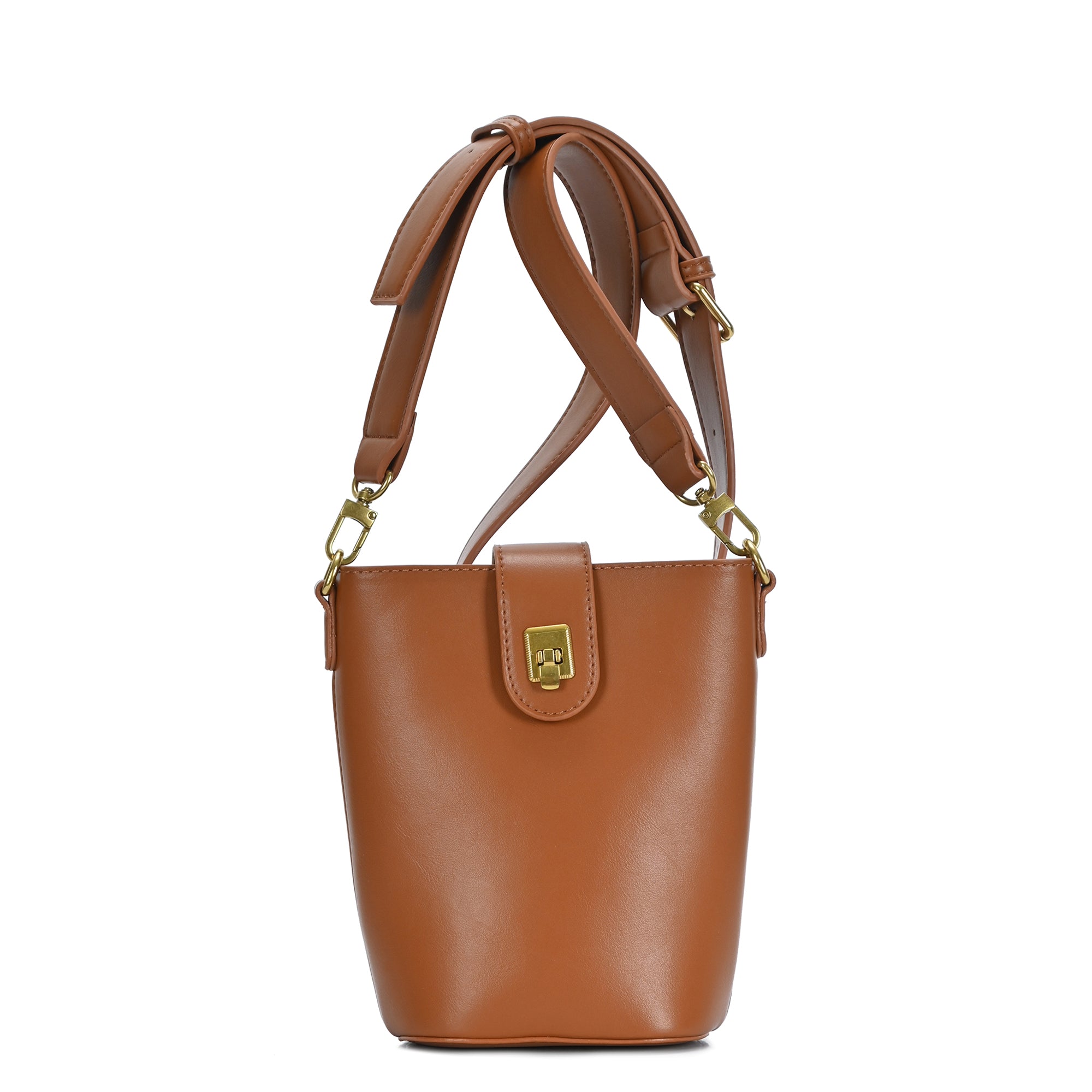 The Willard Bucket Bag | Structured Bucket Crossbody | by Miztique
