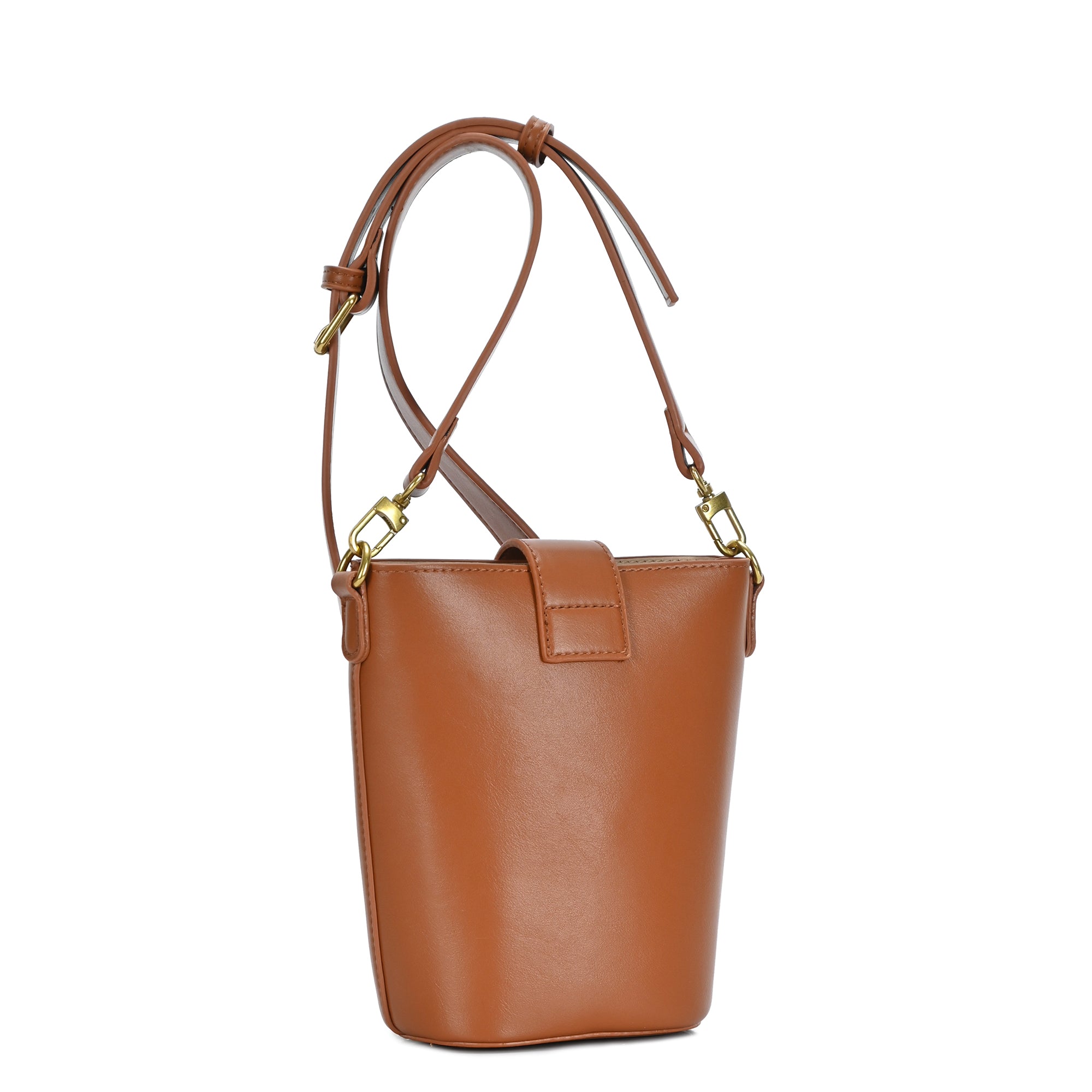 The Willard Bucket Bag | Structured Bucket Crossbody | by Miztique