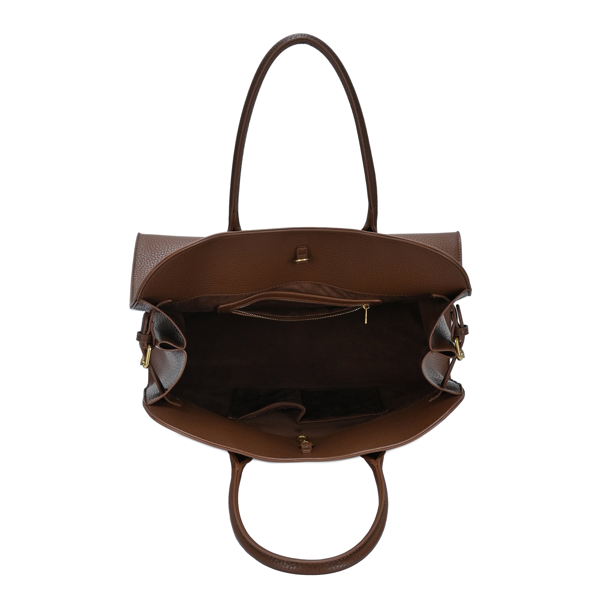 The Aveline Satchel | Pebbled Vegan Leather Satchel Bag | Miztique