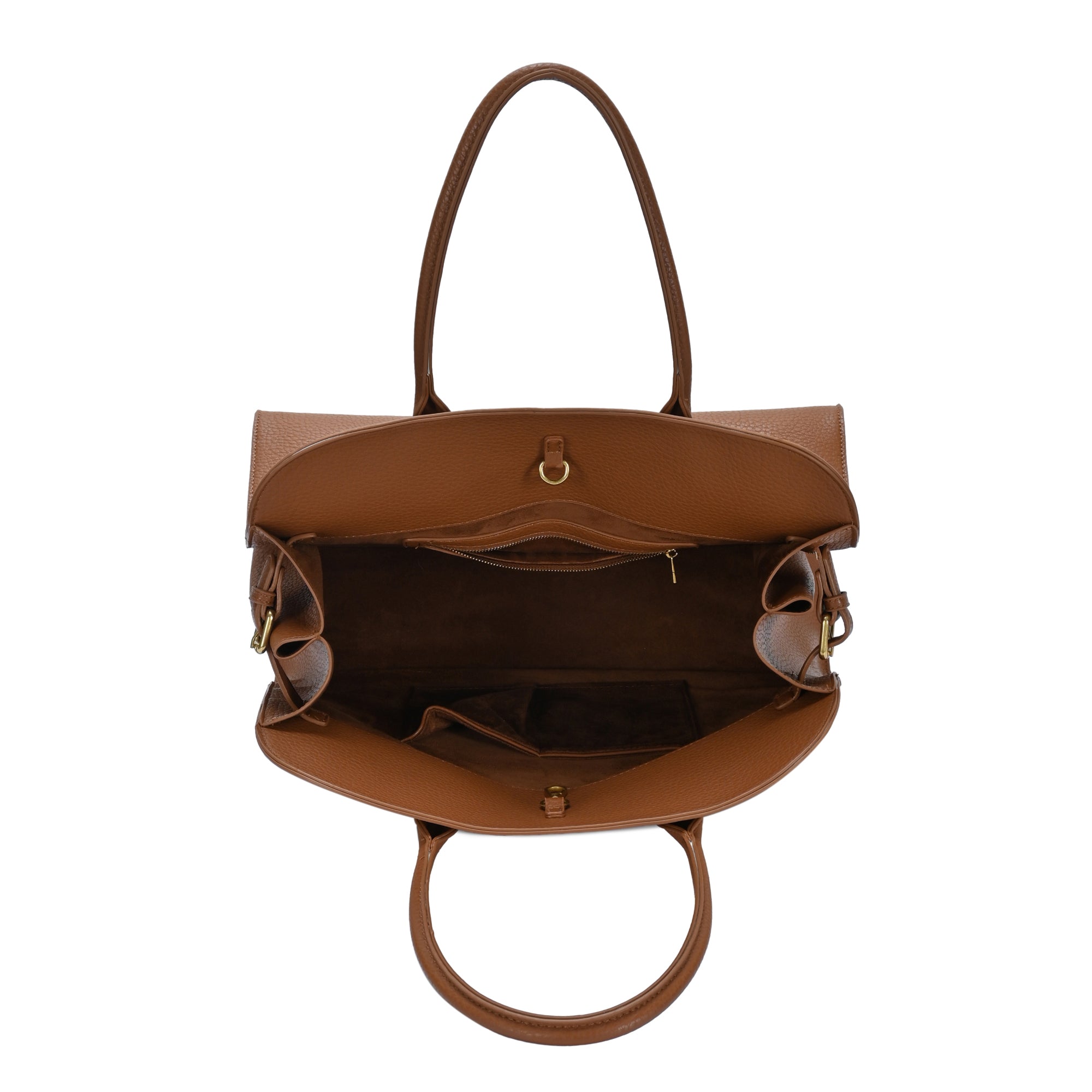 The Aveline Satchel | Pebbled Vegan Leather Satchel Bag | Miztique