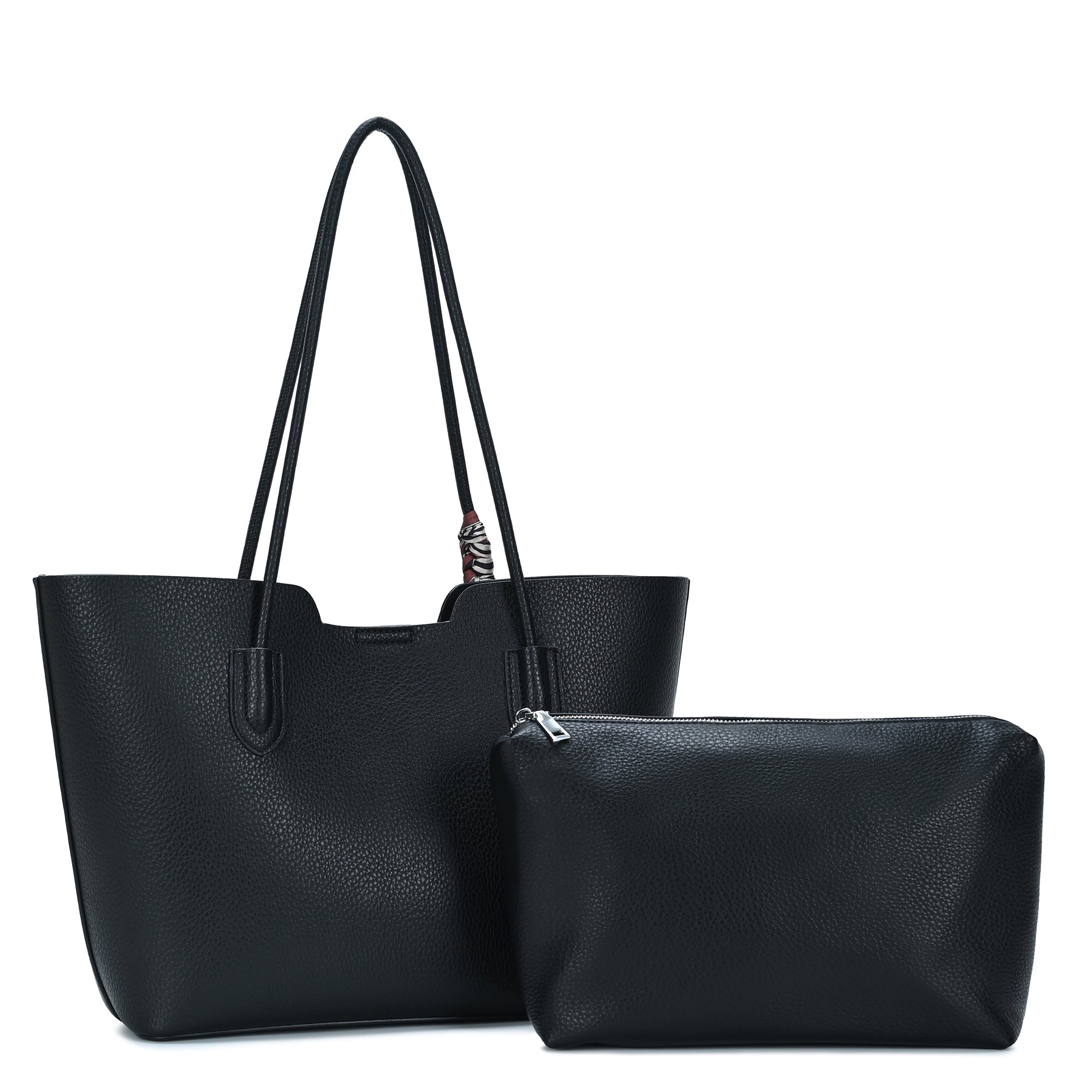 The Freya Tote | Pebbled Vegan Leather Tote | by Miztique – MMS Brands