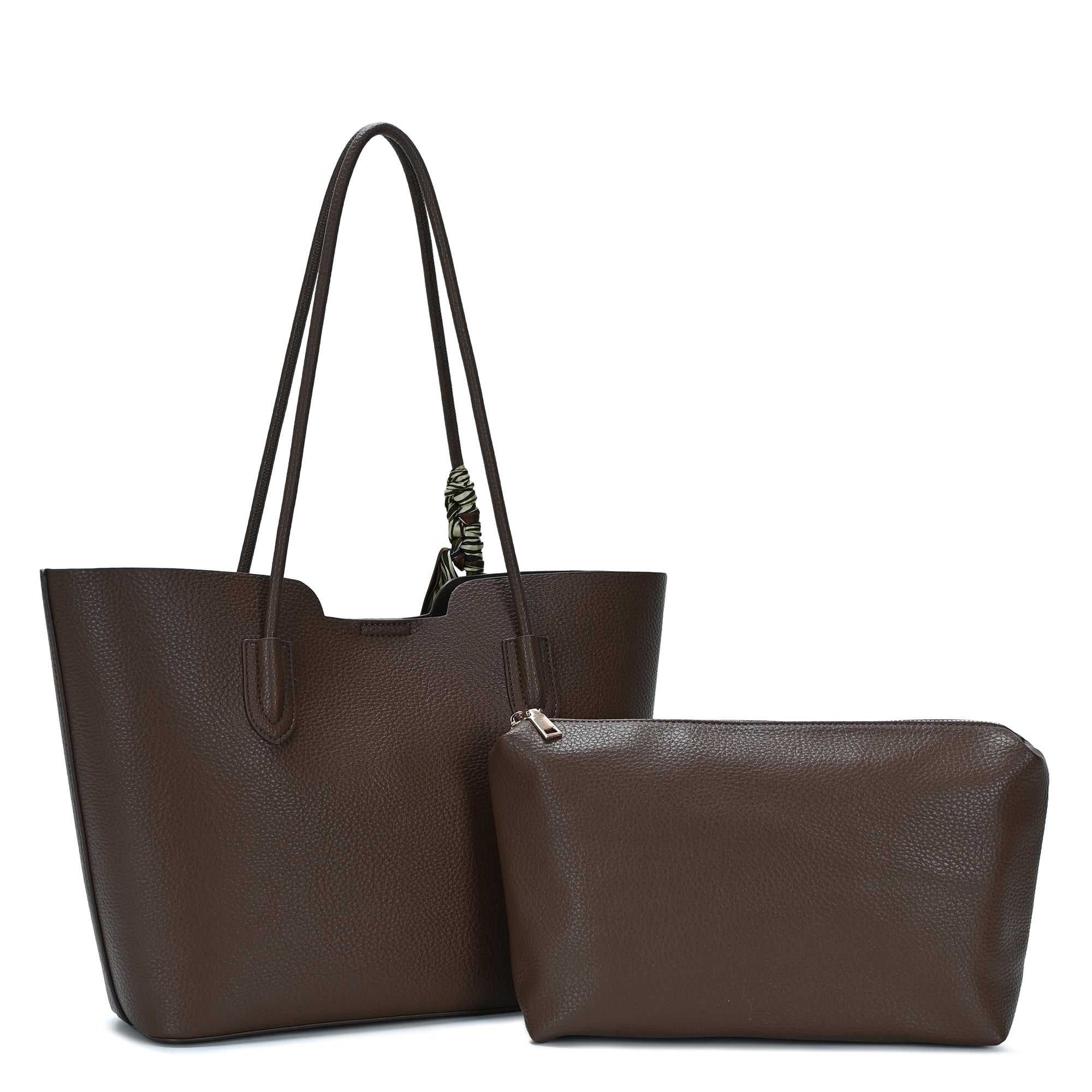 The Freya Tote | Pebbled Vegan Leather Tote | by Miztique – MMS Brands