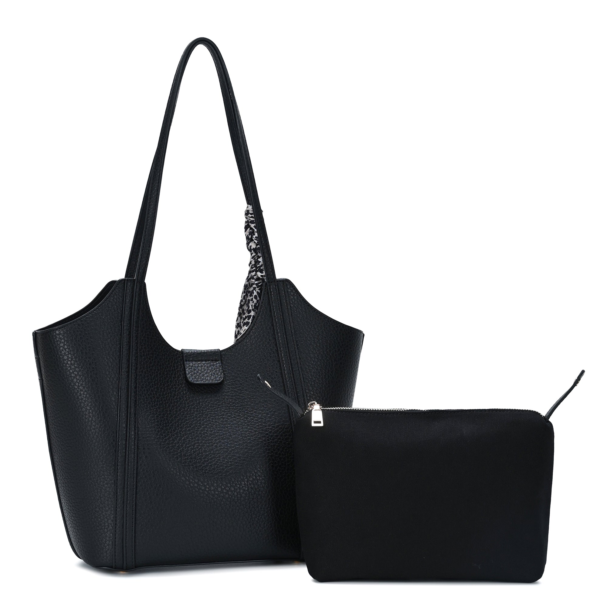 The Galina Tote | Pebbled Vegan Leather Tote | by Miztique – MMS
