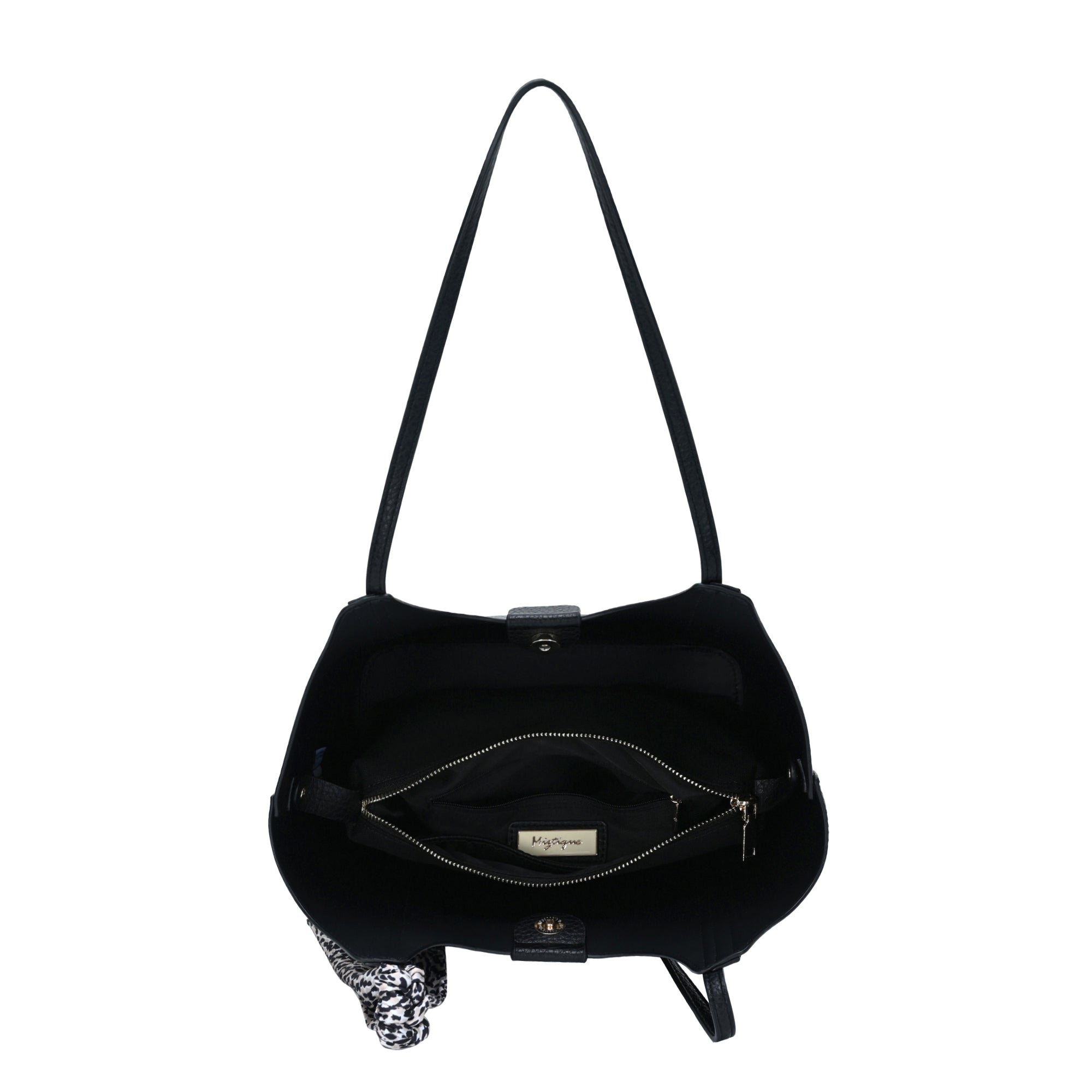 The Galina Tote | Pebbled Vegan Leather Tote | by Miztique – MMS