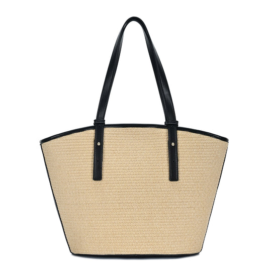 Mara Straw Winged Tote