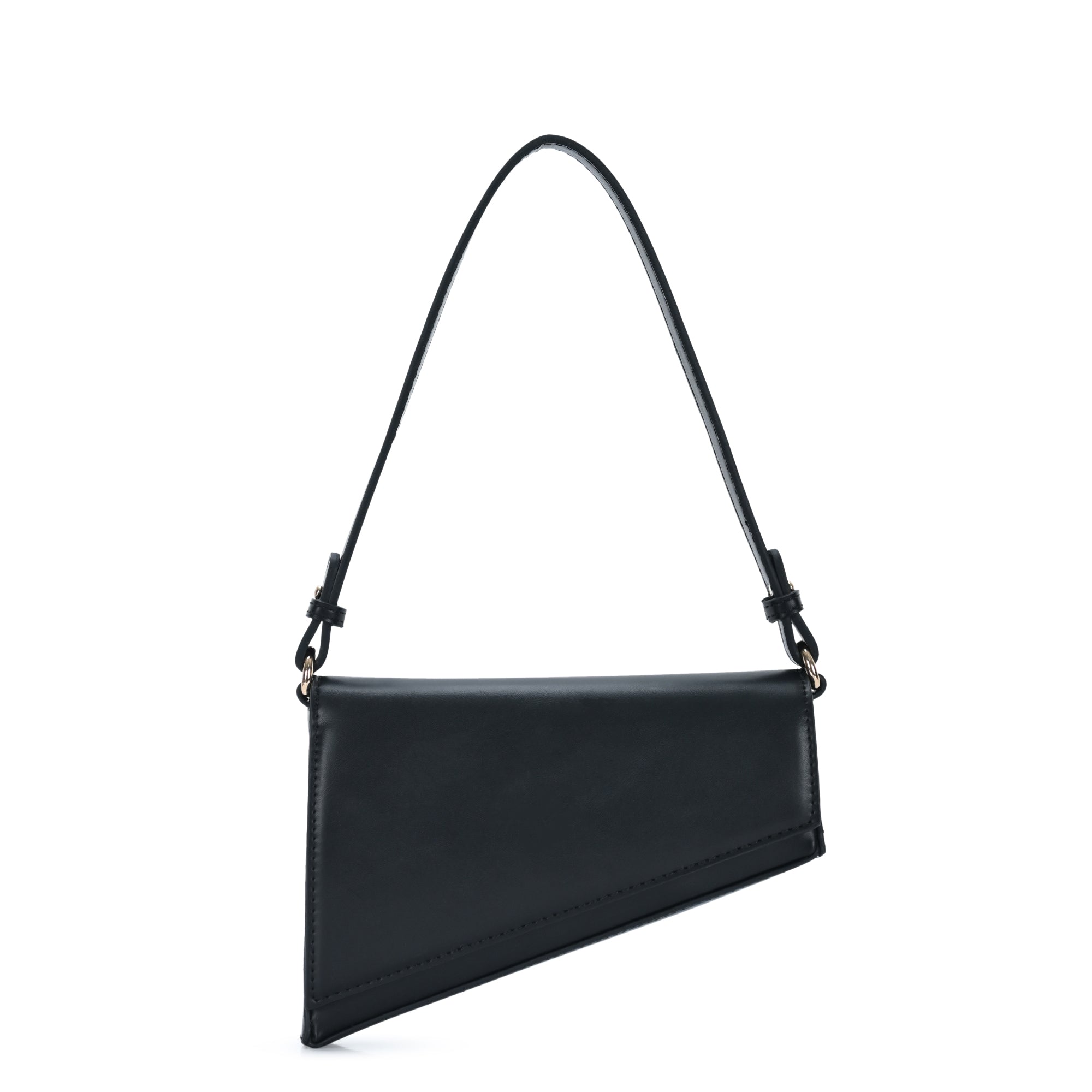The Tahlia Shoulder Bag | Asymmetrical Vegan Leather Bag | by