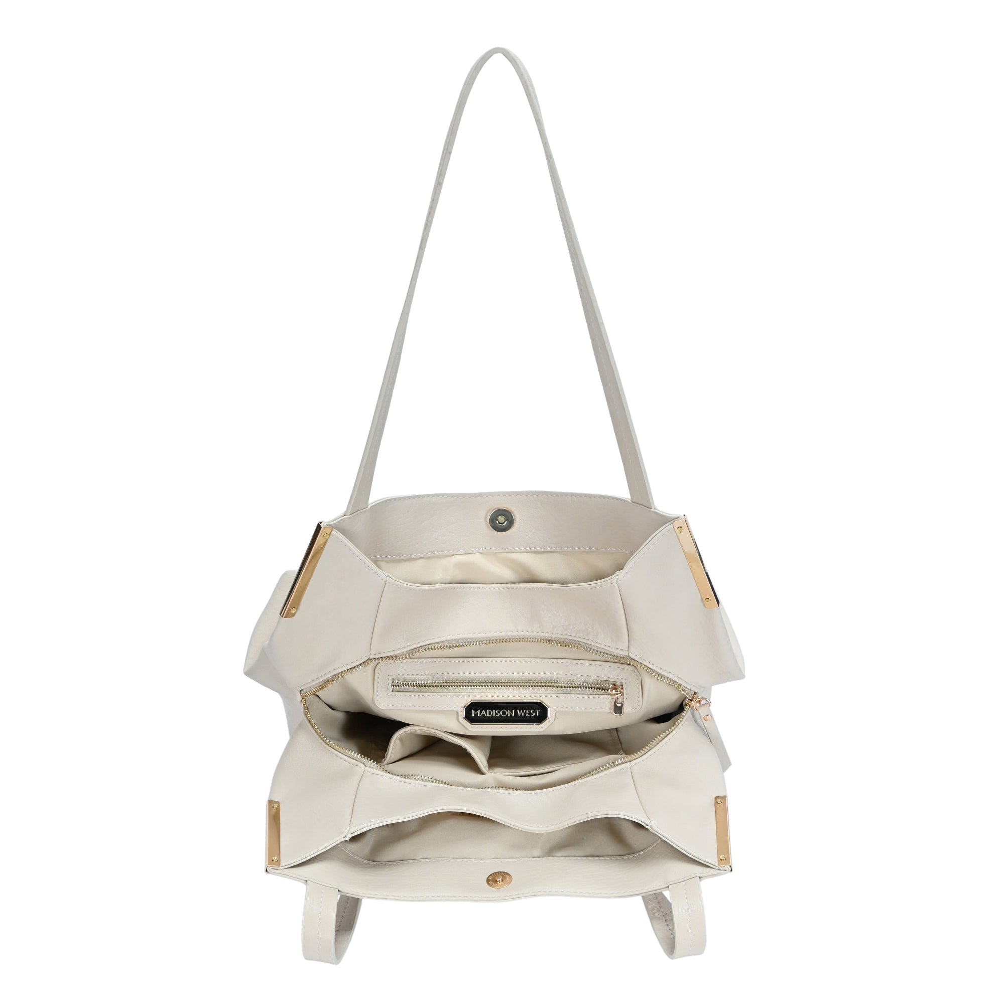 The Selora Tote | Triple Compartment Tote Bag | Madison West – MMS