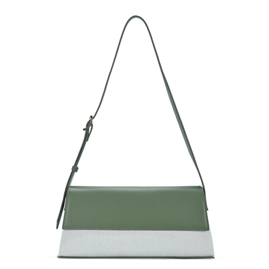 Sylvia canvas shoulder bag