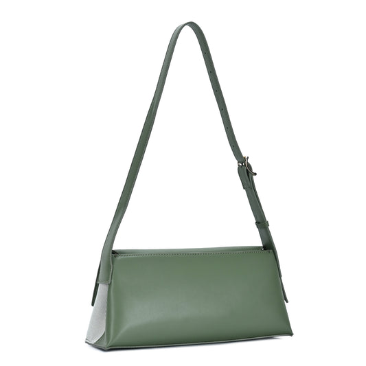 Sylvia canvas shoulder bag