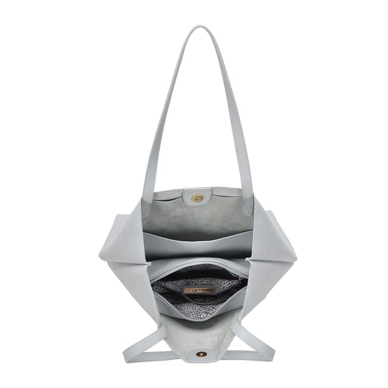 The Olivia Tote | Vegan Leather Tote Bag w/ Removable Pouch