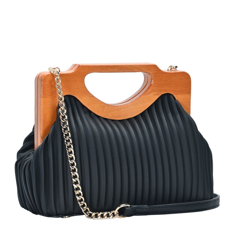 The Coraline Wood Frame Clutch by Madison West – MMS Brands