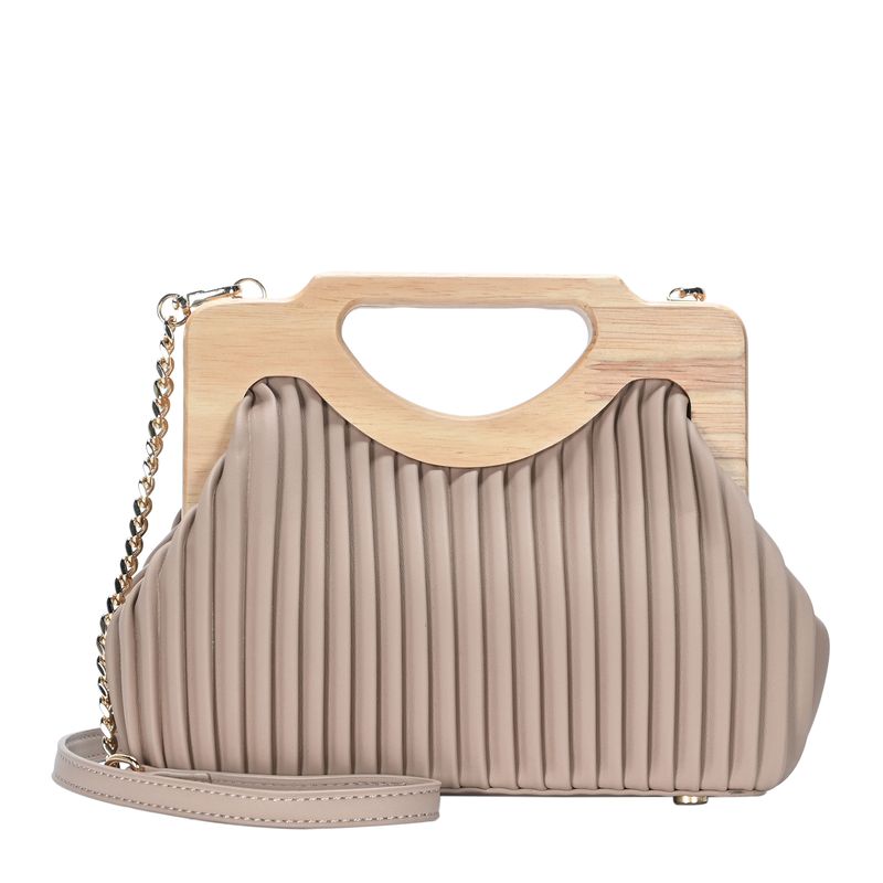 The Coraline Wood Frame Clutch by Madison West – MMS Brands