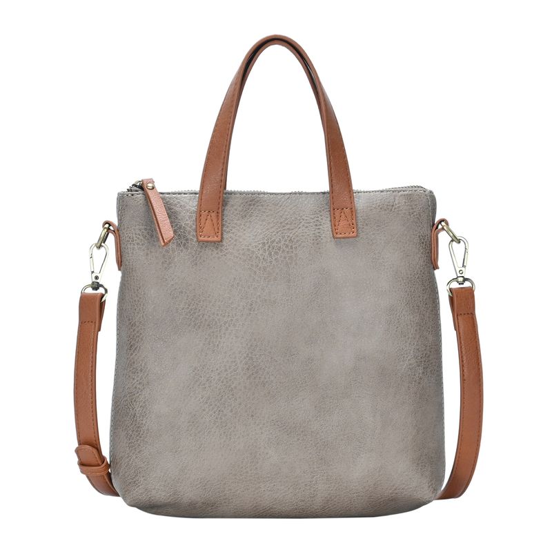 Bree Crossbody – Vegan Leather Bag with Contrast Trim & Brass