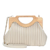 Coraline Wood frame Clutch - MMS Brands