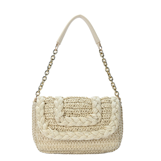 Darya Straw Shoulder Bag - MMS Brands
