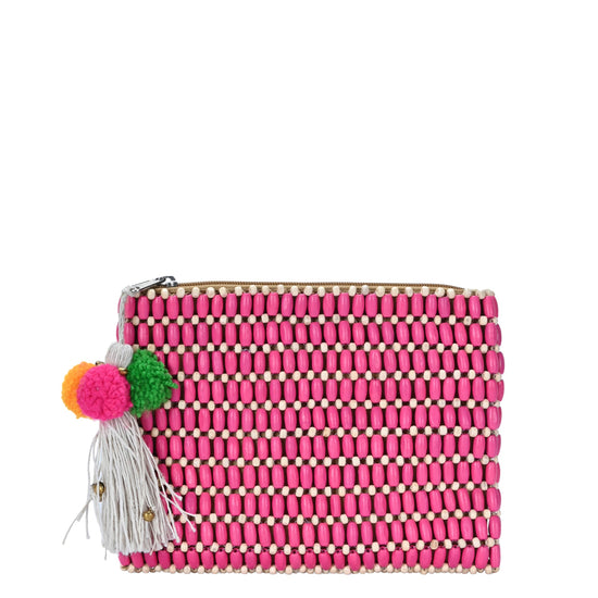 Elara Wooden Bead Clutch - MMS Brands