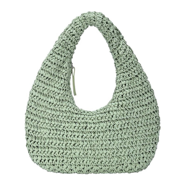 Solea Straw Clutch Bag