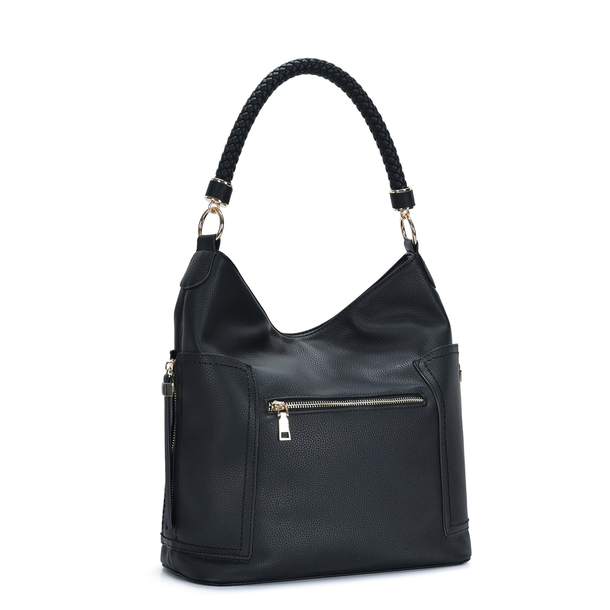 The Grace Rope Braid Handle Hobo - by Miztique – MMS Brands