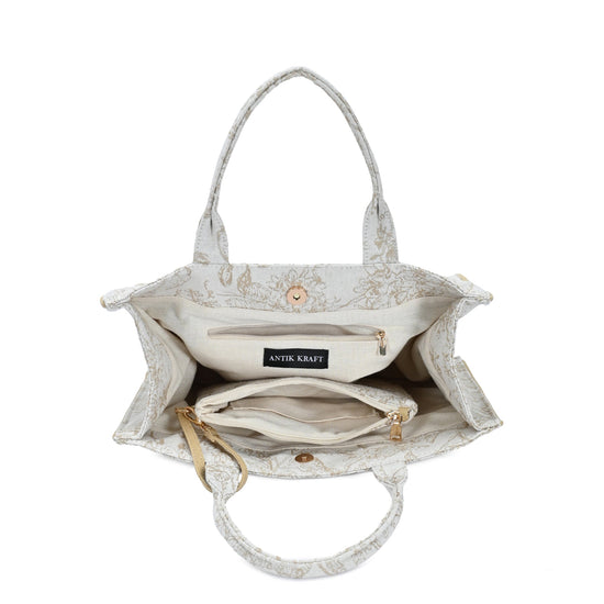 Isabella 2 in 1 Cotton Tote - MMS Brands