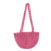Luna's Wooden Beaded Crescent Shoulder Bag - MMS Brands