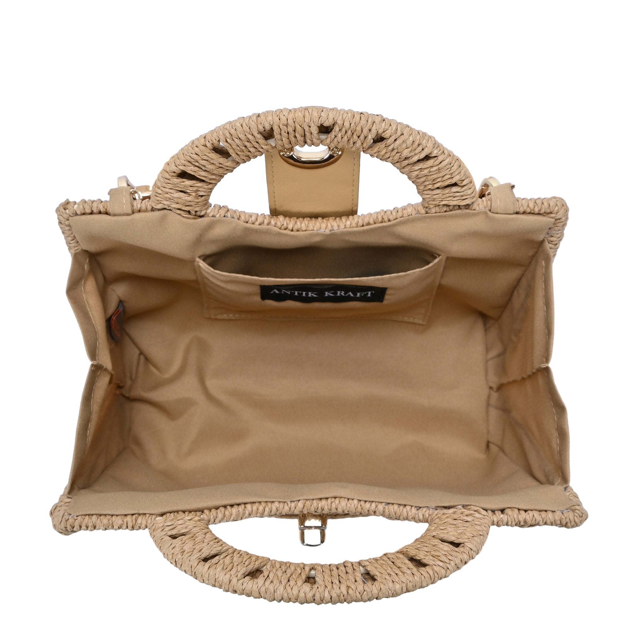 The Maple Straw Crossbody | Bamboo Straw Crossbody Bag | Antik