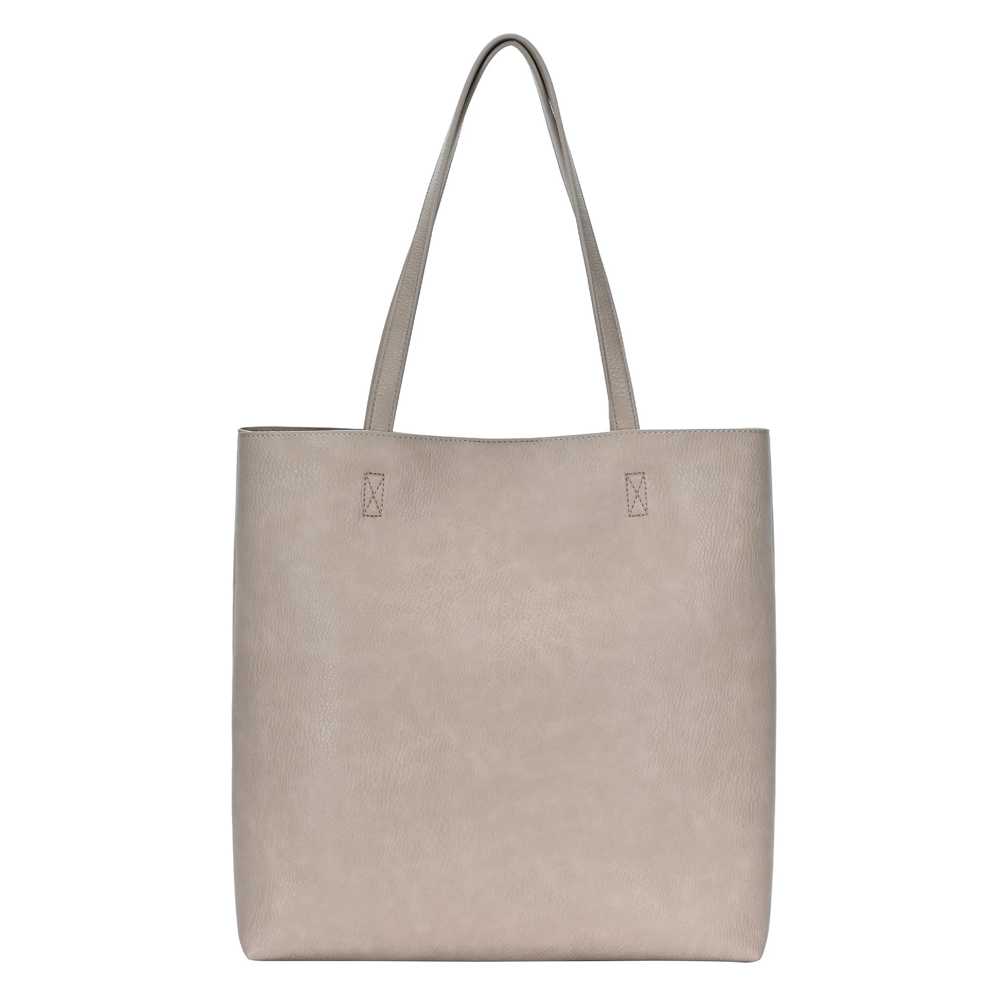 The Olivia Tote | Vegan Leather Tote Bag w/ Removable Pouch