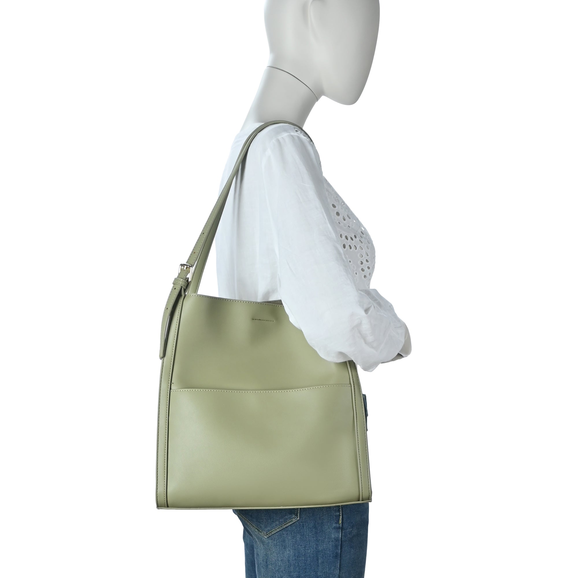 ★TOUT Y EST★ BLUER TOTE BAG Large SAGE GREEN NC2300BG01SG Jornik