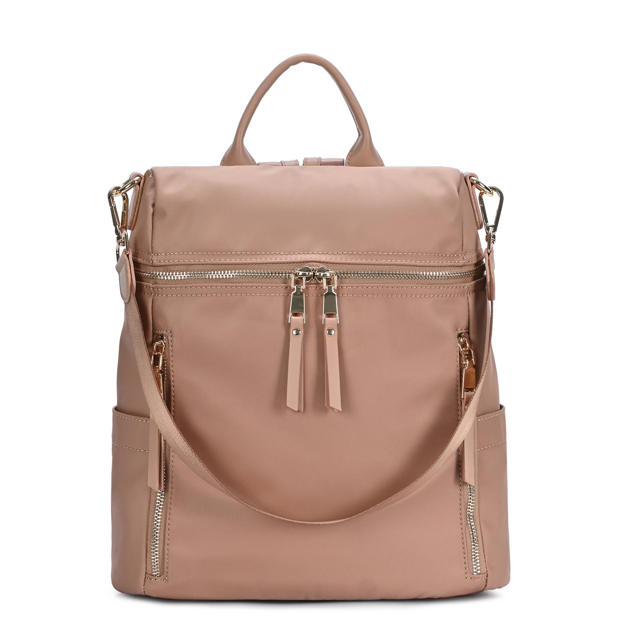 【PORTERNA】Milton Mini Shirring Backpack Mini Coin Purse Leather Backpack Keychain, Women's, Multi