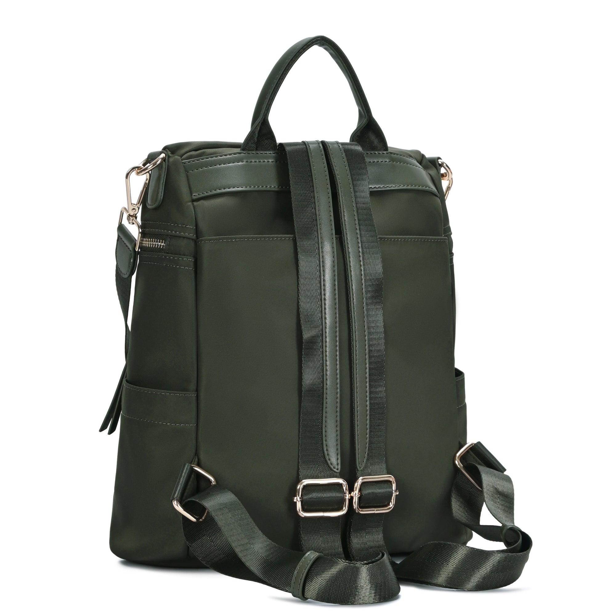 The Sienna Nylon Multi Compartment Backpack by Miztique