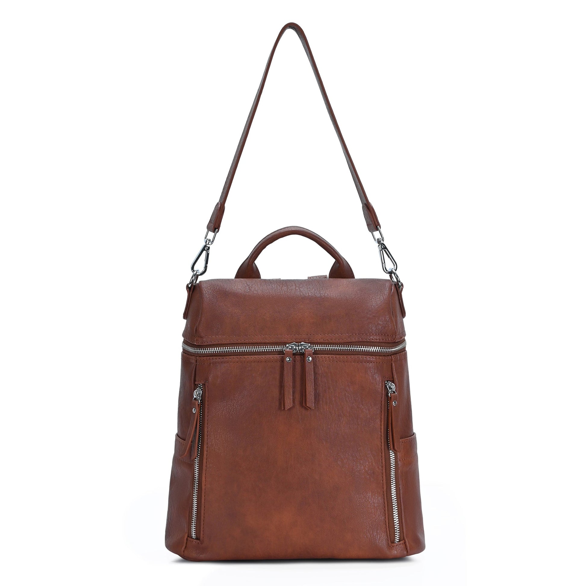 Sienna Utilitarian Shoulder Backpack Purse - MMS Brands