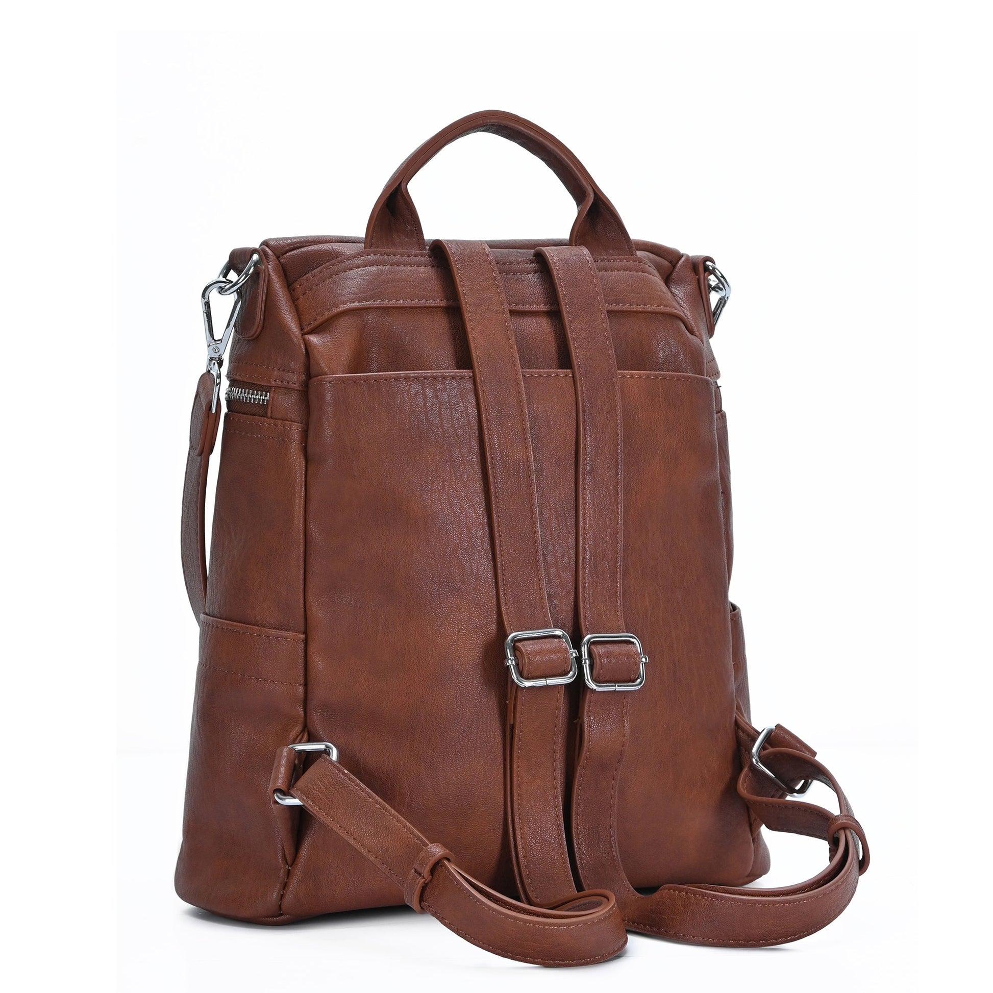 Sienna Utilitarian Shoulder Backpack Purse - MMS Brands