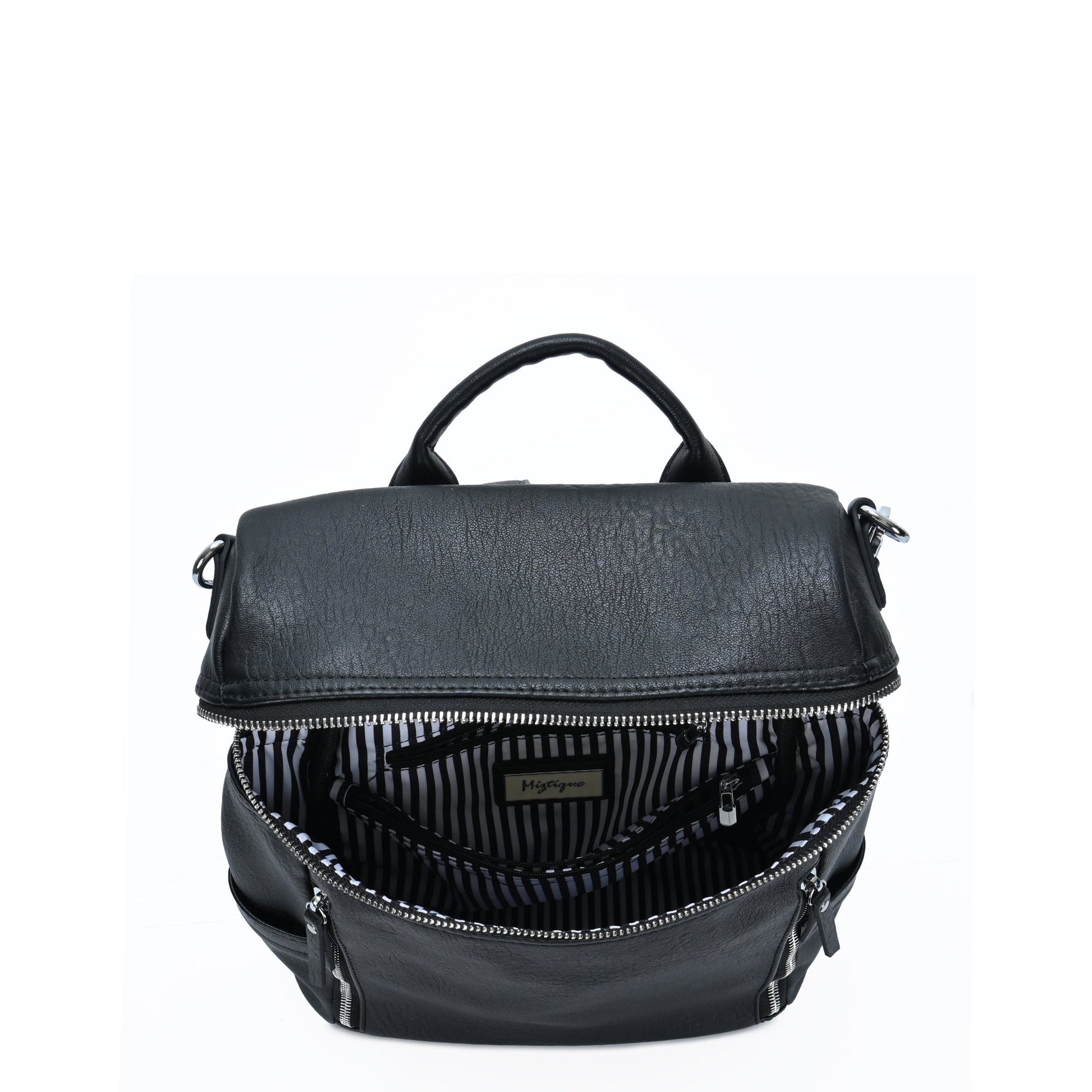 Sienna Utilitarian Shoulder Backpack Purse - MMS Brands