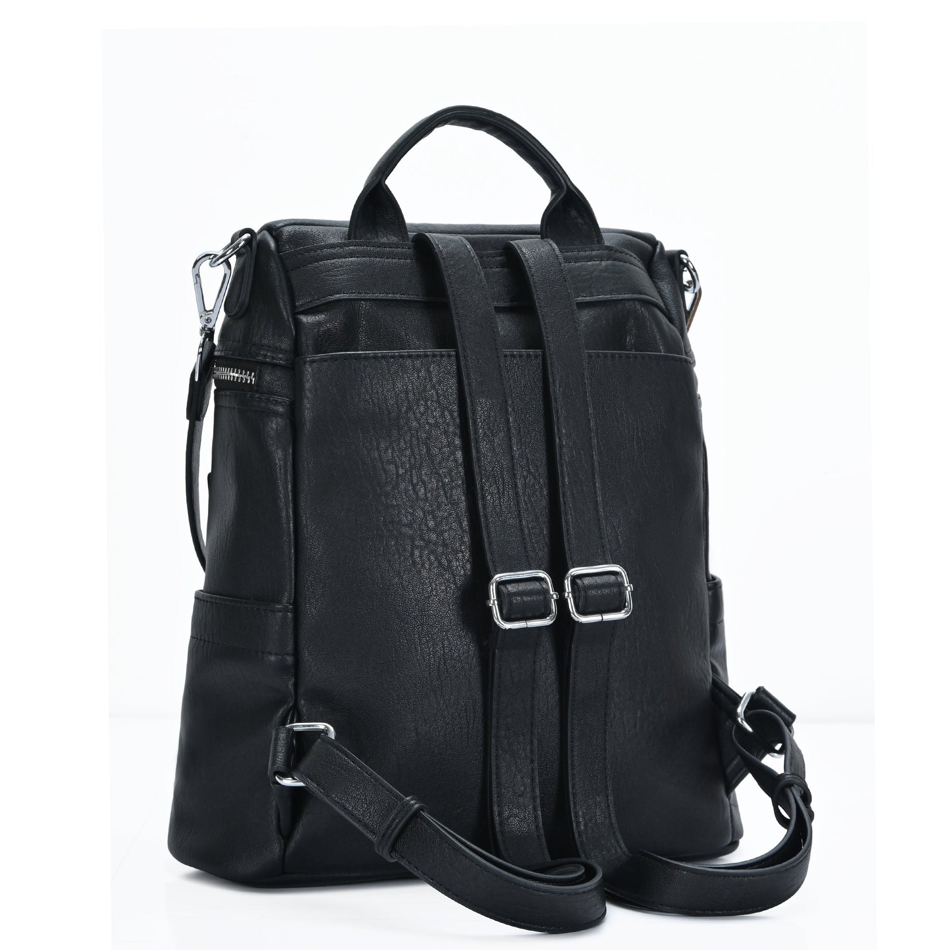 Sienna Utilitarian Shoulder Backpack Purse - MMS Brands